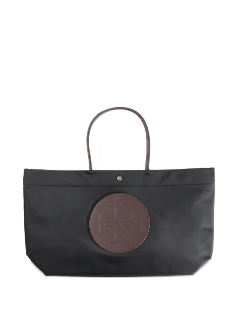 Tory Burch Ella Twist logo tote bag Black 181463