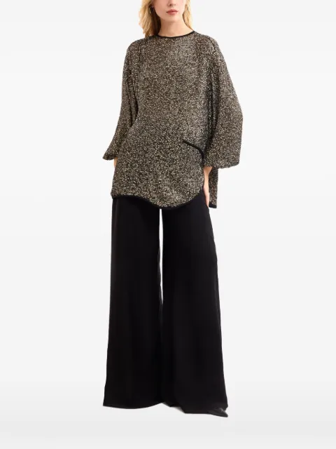 Gemy Maalouf metallic pocket blouse Gold GMCP267855TP