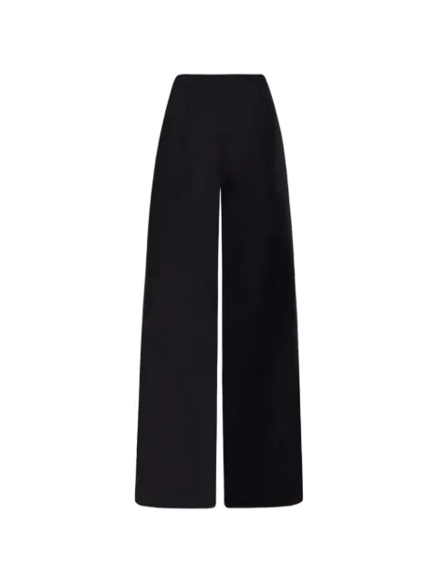 Gemy Maalouf wool wide-leg trousers Black GMCP267845TR