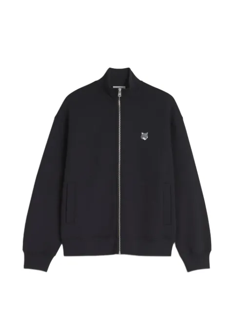 Maison Kitsuné Fox Head zip-up sweatshirt Black QM02151KM0341