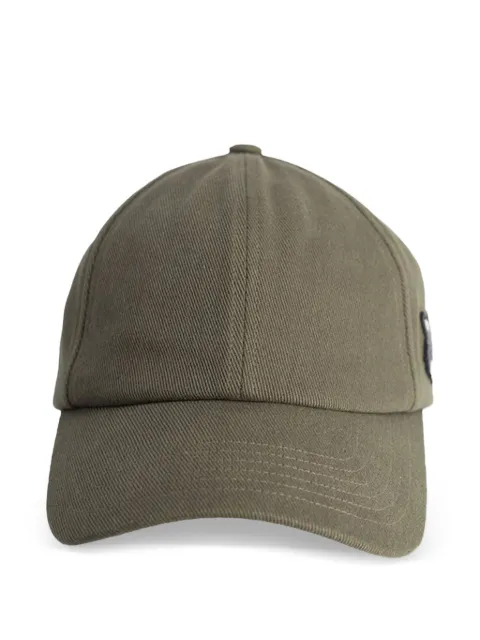 Maison Kitsuné fox-patch baseball cap Green OM611CFWW9112
