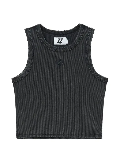 izzue ribbed top Grey IZXVTW00947X