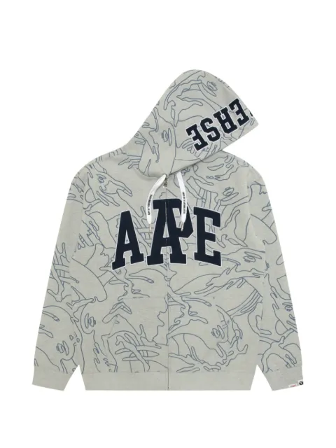 AAPE BY *A BATHING APE® zip-up hoodie Grey ASWD349XAQ