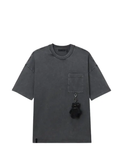 FIVE CM pocket-charm T-shirt Grey 5CXTEM00458X
