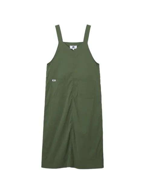CHOCOOLATE pockets V-neck dress Green B1XDSW01074X