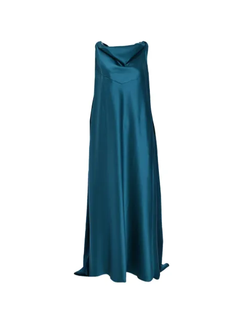 Rhea Costa Wafa draped dress Blue 24157D