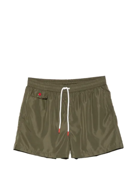 Kiton print beach shorts Green UCOM2CK0741H08