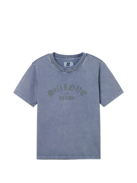 izzue crew-neck graphic T-shirt Blue IZXTEW00928X