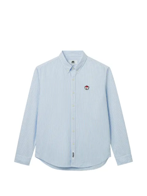 CHOCOOLATE striped button shirt Blue B1XSTM00805Y