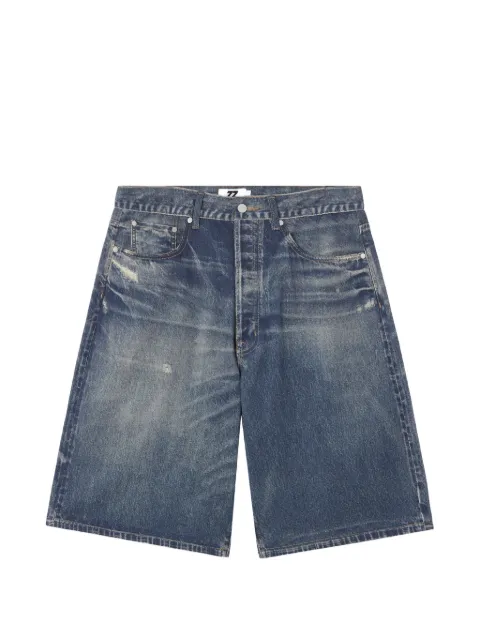 izzue distressed denim shorts Blue IZXSPM00432X
