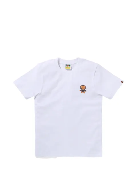 A BATHING APE® embroidery-detail T-shirt White 002TEM302026L