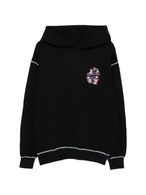 Anti Social Social Club floral print hoodie Black ASSC120007