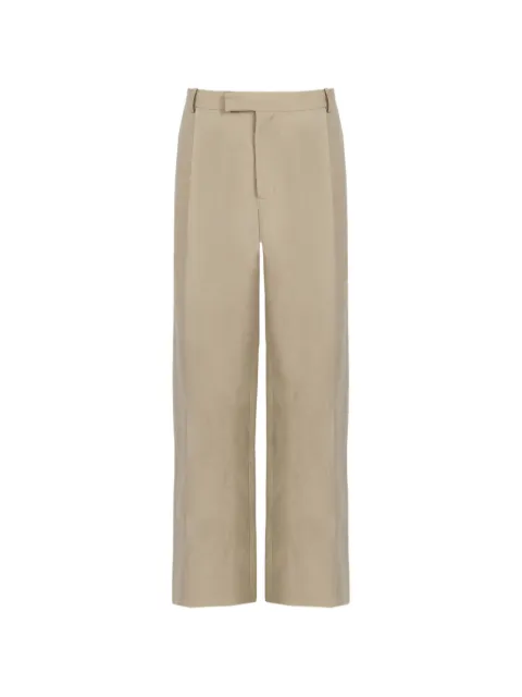 Ferragamo relaxed tailored trousers Neutrals 793017
