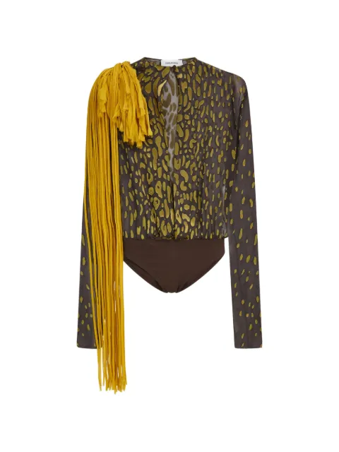 Ferragamo body with flower sash detail Brown 794354