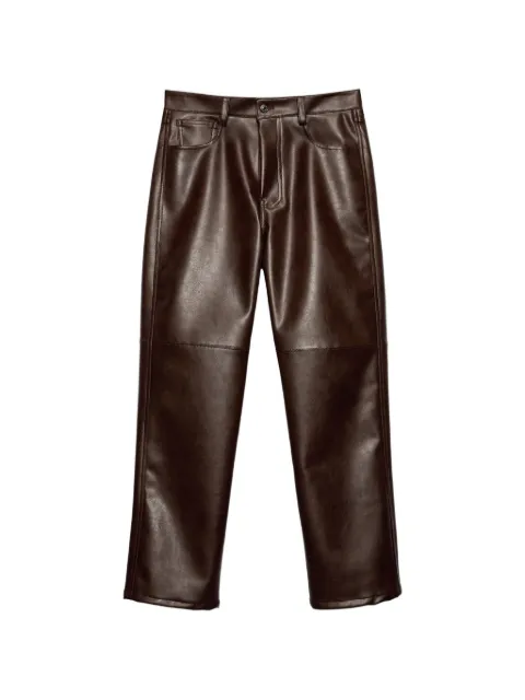 MSGM panelled trousers Brown 3940MP08257509
