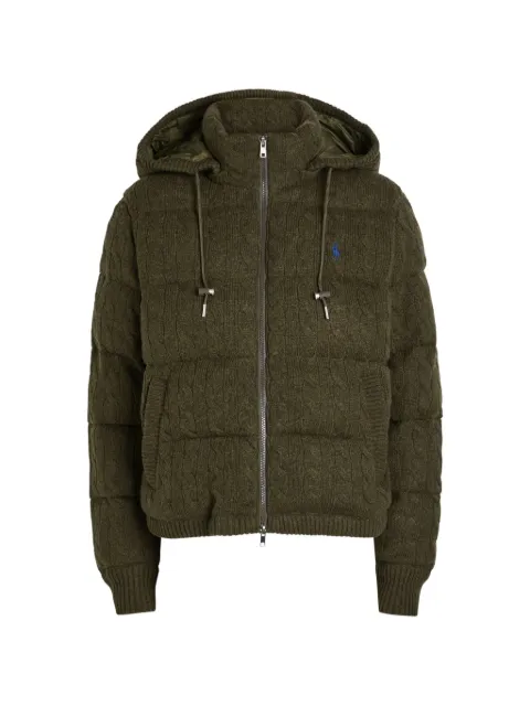 Polo Ralph Lauren hooded puffer jacket Green 211A92614