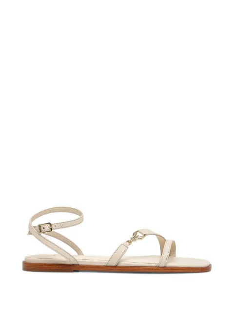 Patrizia Pepe logo-plaque sandals Neutrals 8X0104L026W405
