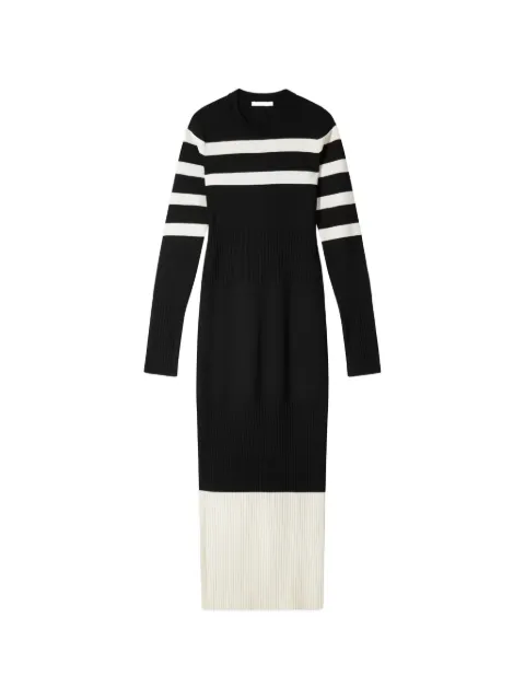Patrizia Pepe long-sleeve midi dress Black 8A1666K323J4S8