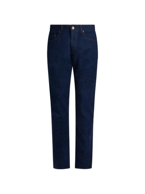 ETRO jacquard paisley jeans Blue MRNB0005AD329