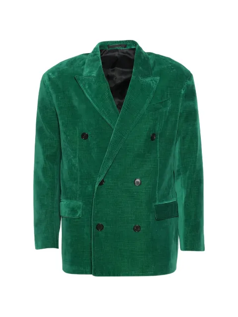 Lanvin double-breasted jacket Green RMJA02066127H25