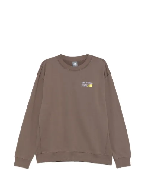 New Balance crew-neck sweatshirt Brown MT41547