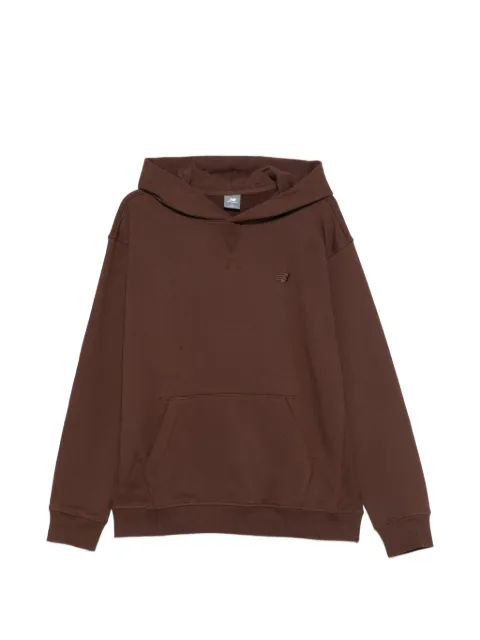 New Balance hooded pocket sweatshirt Brown MT41534ABJ