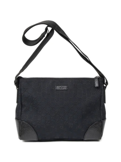 Gucci Pre-Owned logo-detail cross body bag Black 114273001998