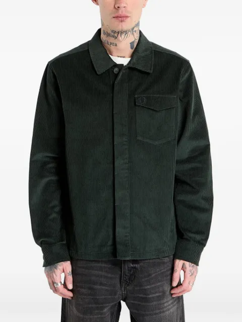Fred Perry corduroy chest-pocket shirt Green M1717X89