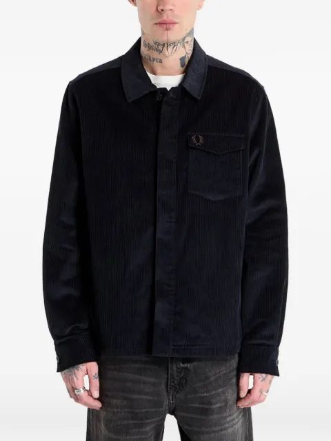 Fred Perry corduroy overshirt Blue M1717608