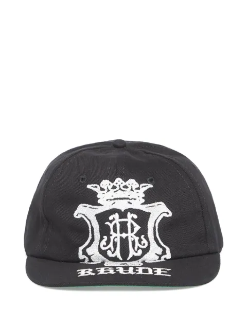 RHUDE logo curved-brim hat Black RHPS26HA01127