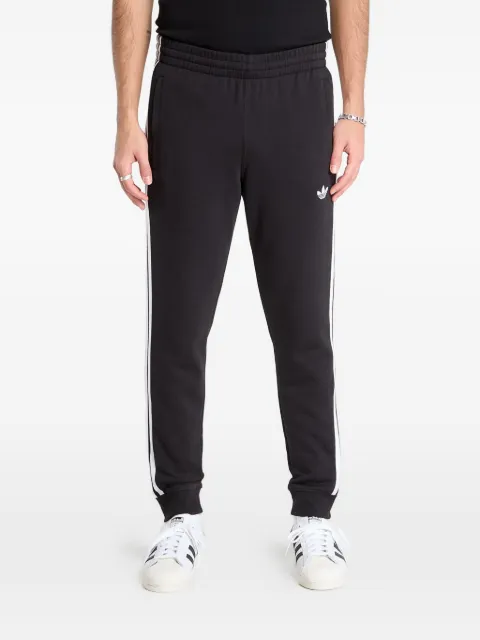 adidas stripe-detail logo track pants Black KE3562