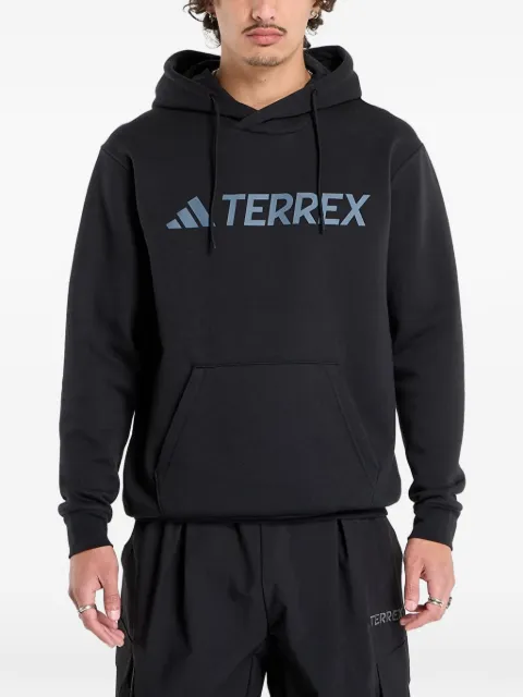 adidas Terrex logo-detail hoodie Black IZ3305