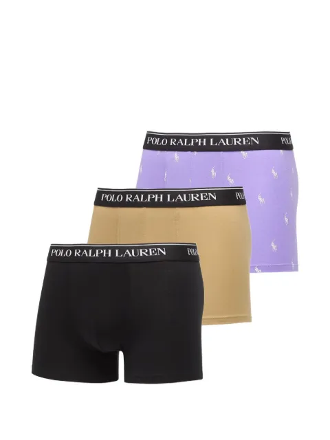 Polo Ralph Lauren logo-detail boxers (set of three) Black 714830299198