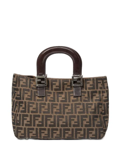 Fendi Pre-Owned Zucca-monogram tote bag Brown 2338200
