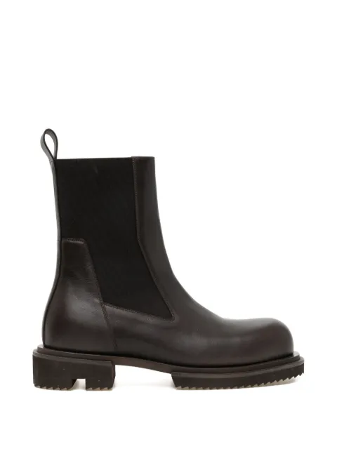 Rick Owens Beatle Gabe chelsea boots Brown 822LOOM