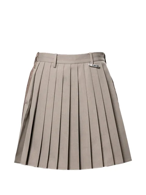 Maison MIHARA YASUHIRO pleated skort Neutrals B16PT042