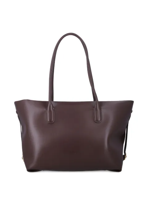 Themoirè top-handle tote bag Brown 261WTMTS0OOVF1110A