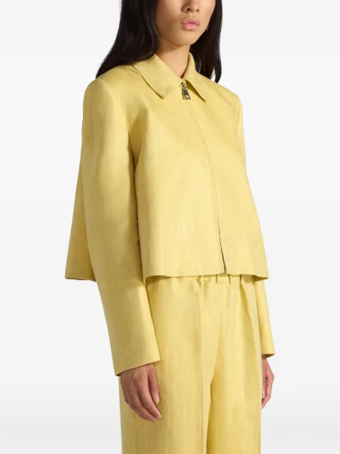 Liviana Conti Jacob jacket Yellow F6SM34