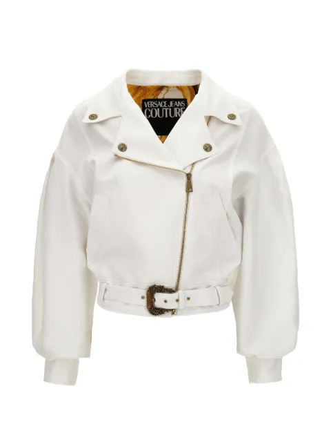 Versace Jeans Couture white biker jacket White 80HAS410N0432