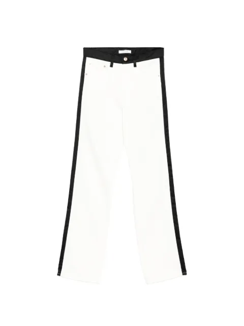 Wales Bonner twill jeans Neutrals MS26DE04CO05100DENIMTWILLSATINIVORYBLACK