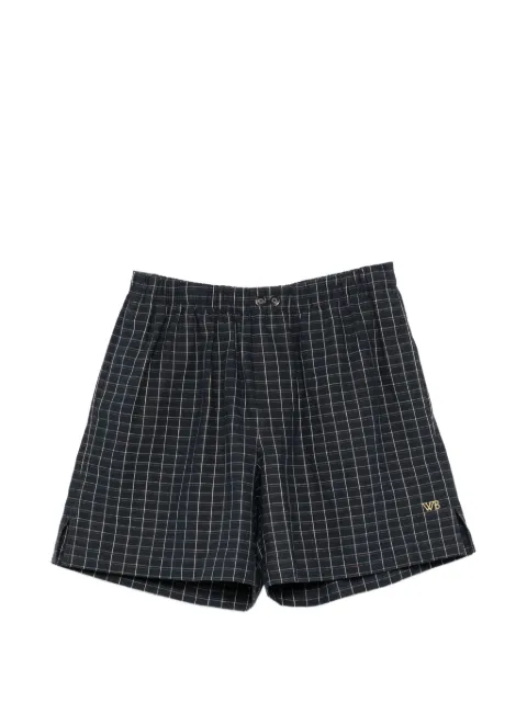 Wales Bonner Sunday shorts Blue US26TR10LI01901SLUBLINENCHECK