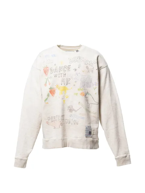 Maison MIHARA YASUHIRO printed sweatshirt White J16PO772