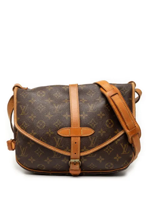 Louis Vuitton Pre-Owned 1990 Monogram Saumur 30 crossbody bag Brown T31QJO3LEHR2NIBJ