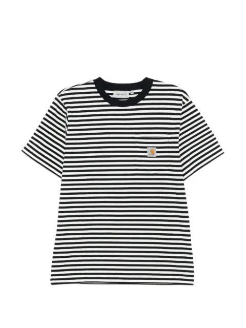 Carhartt WIP striped pocket T-shirt Black I036179