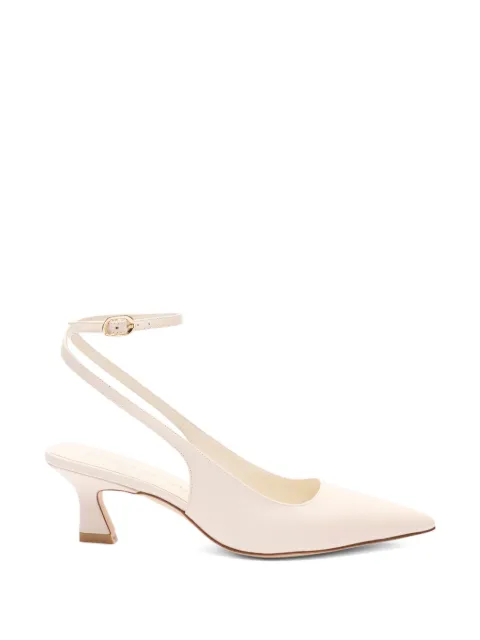 Stuart Weitzman Vinnie back strap pumps Neutrals SM359SMOLIN