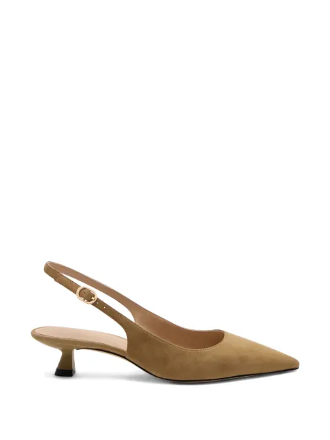 Stuart Weitzman pointed sculpt slingback pumps Neutrals SL433SUEVC5