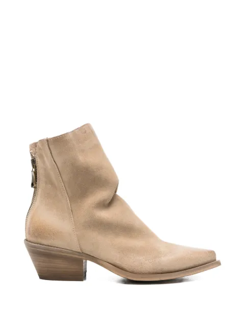 Metisse zip-fastening ankle boots White DX2215