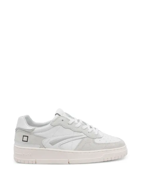 D.A.T.E. Torneo round-toe leather sneakers White M441TPBAWH