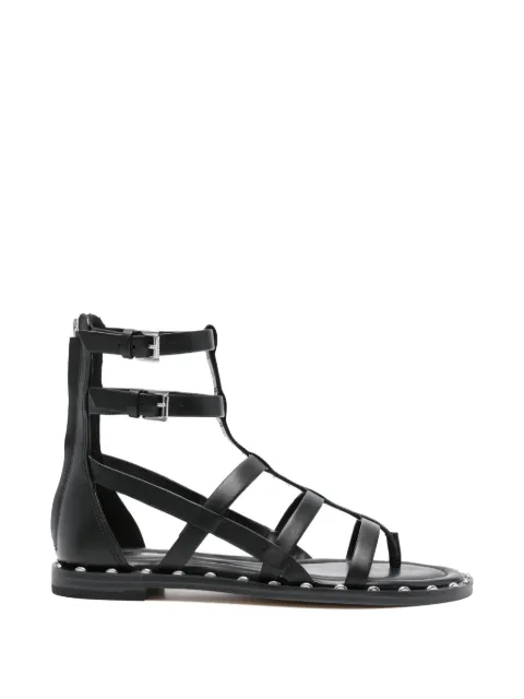 Michael Kors Noa buckle-detail studded sandals Black 40S6NOFS1L