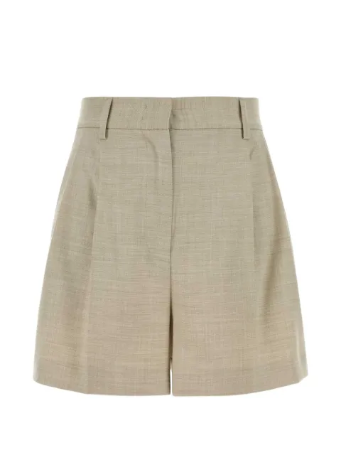 THE ANDAMANE Masha melange stretch shorts Neutrals T190489ATNP246